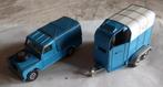 Corgi Toys Landrover 109" + paardentrailer, Ophalen of Verzenden, Gebruikt, Auto, Corgi