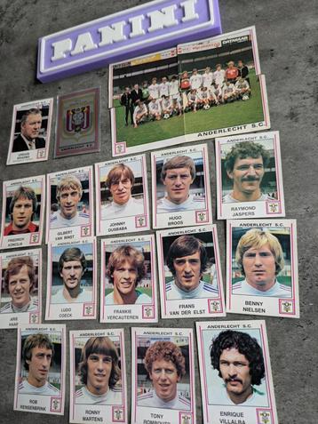 PANINI FOOTBALL 80 RSC ANDERLECHT 20 STICKERS 1980 beschikbaar voor biedingen