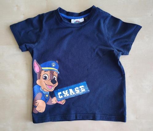 Donkerblauwe t-shirt Chase, maat 98/104, Kinderen en Baby's, Kinderkleding | Maat 98, Gebruikt, Jongen, Shirt of Longsleeve, Ophalen of Verzenden