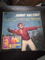 Vinyl 45trs - Johnny Hallyday - pour moi la vie va commencer, CD & DVD, Utilisé, Enlèvement ou Envoi