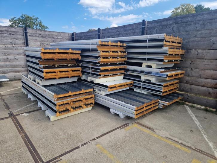 AANBIEDING partijen sandwichpanelen en profielplaten, Doe-het-zelf en Bouw, Platen en Panelen, Nieuw, Overige materialen, Ophalen