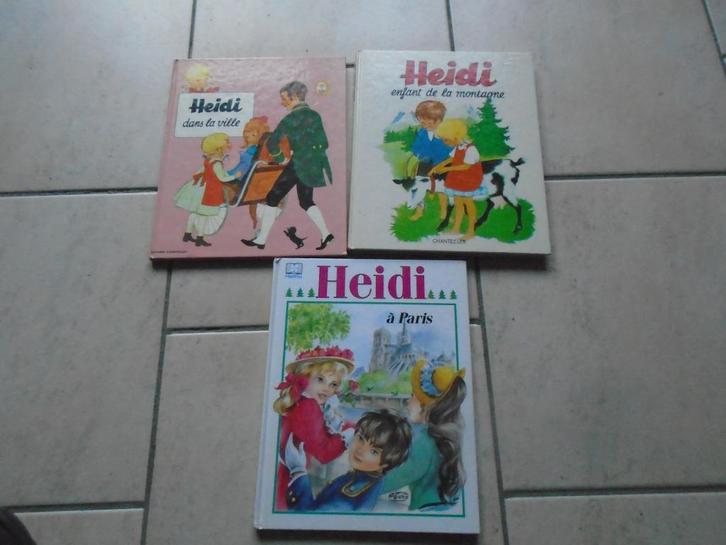 3 BOEKEN HEIDI-JOHANNA SPIRI-EDITIE HEMMA-CHANTECLER BELGIQ, Boeken, Kinderboeken | Kleuters, Gelezen, Non-fictie, 5 of 6 jaar