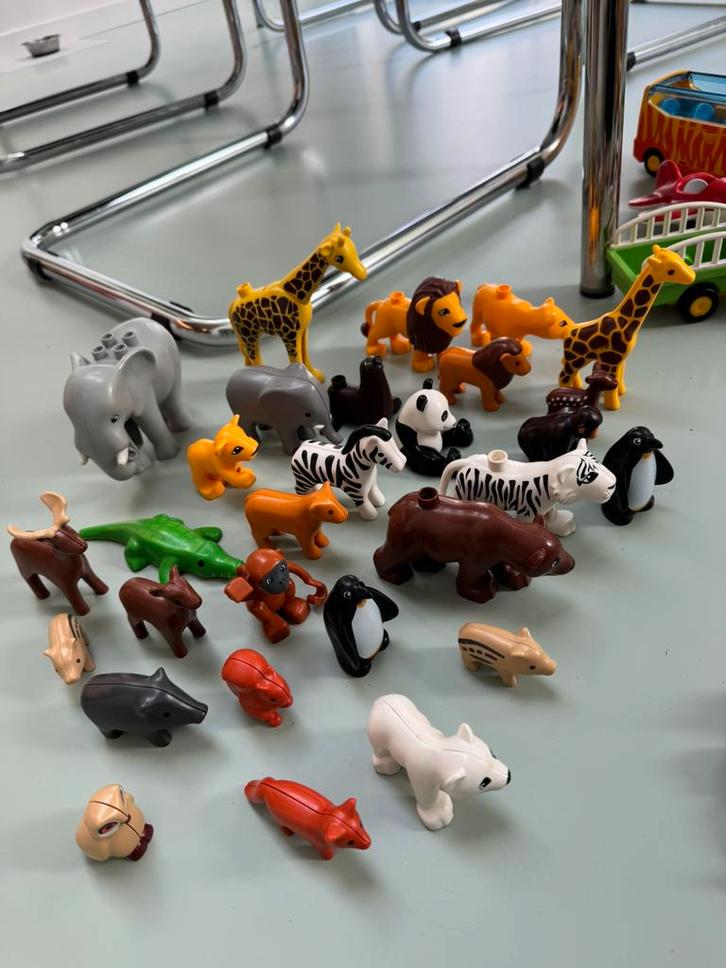 Duplo dierentuin, Kinderen en Baby's, Speelgoed | Actiefiguren, Zo goed als nieuw, Ophalen