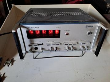 philips pm 2421 multimeter met nixie tubes beschikbaar voor biedingen