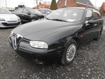Alfa 156 SW, Auto's, Alfa Romeo, Blauw, Leder, Bedrijf, Grijs