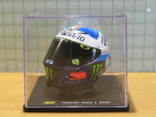 Valentino Rossi AGV helmet 2020 race 1 Misano 1:5, Hobby en Vrije tijd, Modelauto's | 1:5 tot 1:12, Nieuw, Overige typen, 1:5 t/m 1:8
