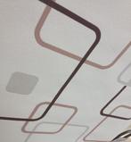 Retro bruin vliesbehang-6 rollen-prijs per stuk!, Huis en Inrichting, Stoffering | Behang, Ophalen of Verzenden, Bruin