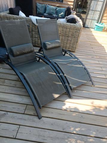 Ligstoelen, Tuin en Terras, Ligbedden, Ophalen, Zo goed als nieuw