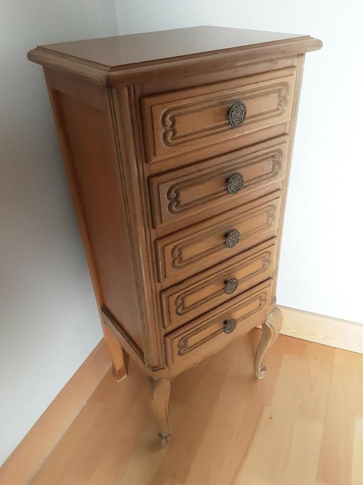 Eiken ladekastje jaren 60 !, Huis en Inrichting, Kasten | Ladekasten, Zo goed als nieuw, Ophalen