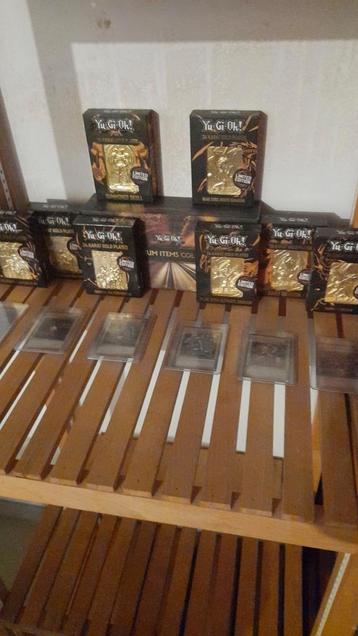 Yu Gi Oh limited edition kaarte 24 karaat bladgoud  beschikbaar voor biedingen