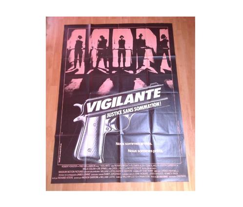 Affiche du film Vigilante de Lustig (1983) - 120 x 160 cm, Verzamelen, Posters, Gebruikt, Film en Tv, Deurposter of groter, Ophalen of Verzenden