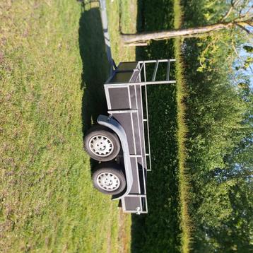 Aanhangwagen dubbelasser, Auto diversen, Aanhangers en Bagagewagens, Ophalen