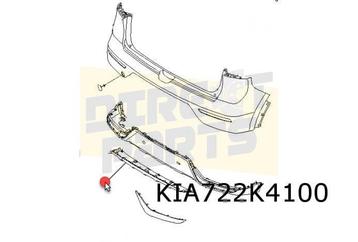Kia Niro (Hybrid/PHEV) skidplate achterbumper (te spuiten) O beschikbaar voor biedingen