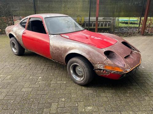 Opel GT AL uit 1971, Auto's, Oldtimers, Particulier, Opel, Benzine, Coupé, 2 deurs, Handgeschakeld, Blauw, Zwart, Leder, Voorwielaandrijving