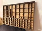 Grote antieke / vintage houten letterbak / schuif, Ophalen