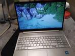 laptop HP 15s 500gb opslag, Intel i3 core, HDD, 2 tot 3 Ghz, 15 inch