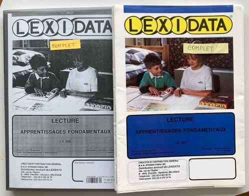 2 fichiers Lexidata LS300/LS301 - LECTURE / APPRENTISSAGES, Boeken, Schoolboeken, Gelezen, Frans, BSO, Ophalen of Verzenden