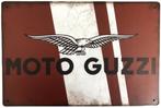 Metalen MOTO GUZZI vintage look wandplaat - 20x30cm, Motoren, Accessoires | Overige, Nieuw