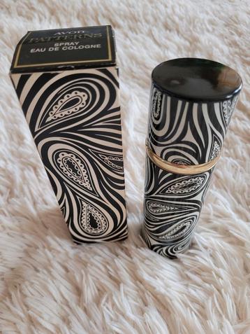 Vintage spray eau de cologne Avon Patterns.  beschikbaar voor biedingen