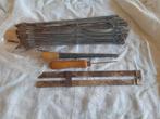 Vintage- Metalen ligatuurlaars met gereedschap, Ophalen of Verzenden