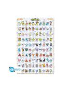 Pokemon - Poster Maxi (91.5x61cm) - Johto English, Nieuw, Vierkant, Verzenden, Overige onderwerpen