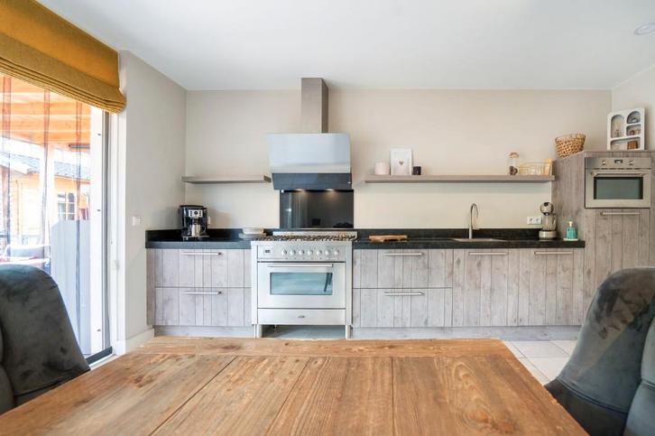 houtkleurige rechte keuken –luxe uitgevoerd GEDEMONTEERD, Maison & Meubles, Cuisine | Cuisines complètes, Comme neuf, Cuisine à paroi simple