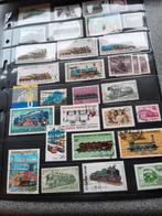 Postzegels met  thema trein, Postzegels en Munten, Verzenden, Gestempeld, Treinen