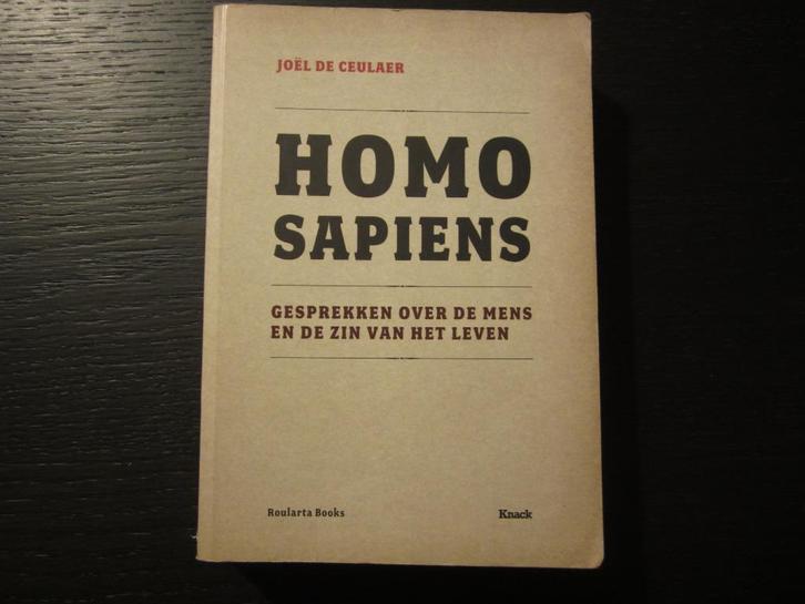 Homo Sapiens   -Joël De Ceulaer-, Livres, Philosophie, Enlèvement ou Envoi