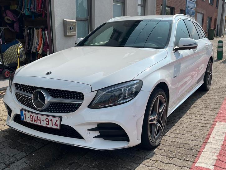 Mercedes C300e plug-in hybride. 2021 met 60000km, Auto's, Mercedes-Benz, Particulier, C-Klasse, 360° camera, Hybride Elektrisch/Benzine