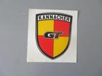 sticker Car Racing Porsche Kannacher GT, Verzenden, Zo goed als nieuw, Auto's