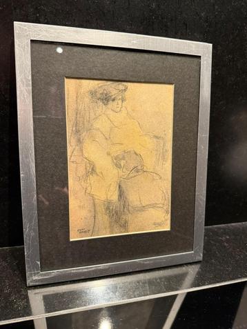 Isaac Israëls Œuvre unique Dessin sur papier Signé I, Enlèvement