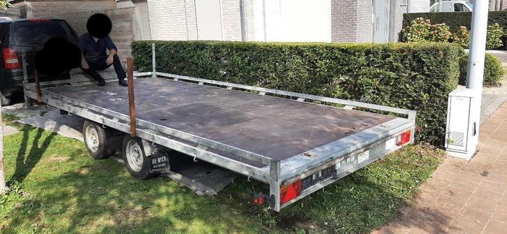 Aanhangwagen/autotransporter polyvalent met opbouw MTM 2700, Auto diversen, Aanhangers en Bagagewagens, Gebruikt, Ophalen