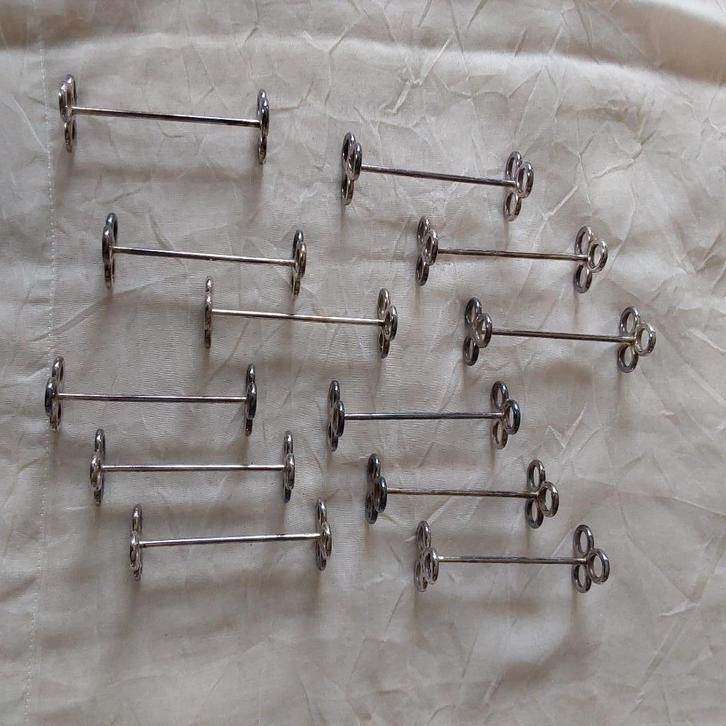 Couverts anciens - 12 porte-couteaux - Accessoire de table, Antiquités & Art, Antiquités | Couverts, Enlèvement