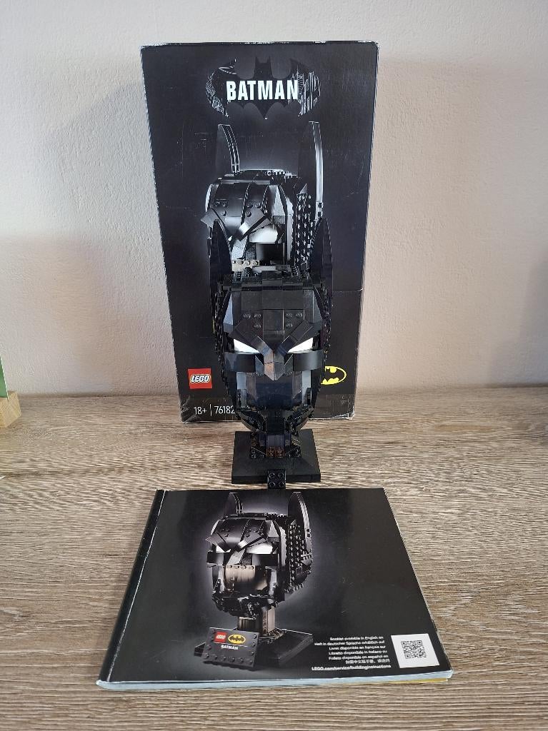 Lego set 76182 - Lego Helmets  DC Comics Batman Cowl, Gebruikt, Overige thema's, Ophalen of Verzenden, Complete set