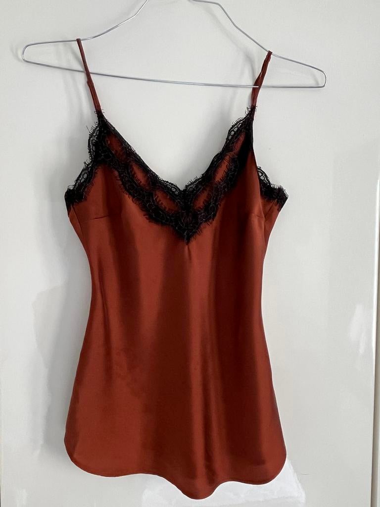 Bruin topje Talking French maat 36, Ophalen of Verzenden, Zo goed als nieuw, Maat 36 (S), Bruin