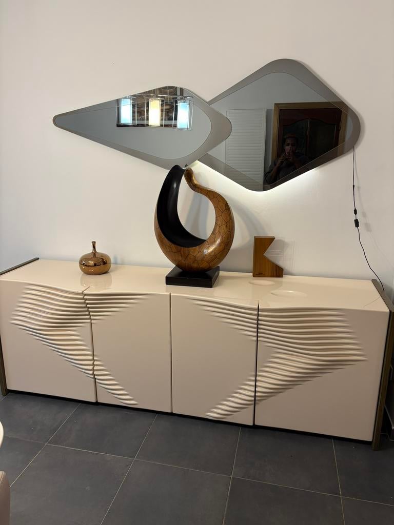 Buffet design blanc laqué, Enlèvement