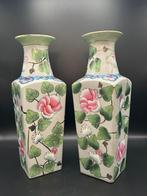 Fraaie set antieke vazen, Chinees porselein met goudverf, Antiek en Kunst, Ophalen of Verzenden