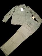 oude olijfgroene katoenen leger luchtmacht tenue, 1982, Verzamelen, Ophalen of Verzenden, Luchtmacht, Kleding of Schoenen
