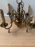 Magnifique lustre ancien en laiton., Enlèvement, Utilisé