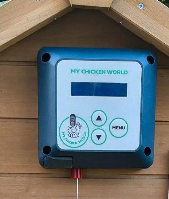 Automatische kippenhokopener My Chicken World, Dieren en Toebehoren, Pluimvee | Toebehoren, Nieuw, Overige typen, Ophalen of Verzenden