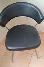 4 stoelen, Huis en Inrichting, Stoelen, Ophalen, Zwart, Keukenstoel, Zo goed als nieuw