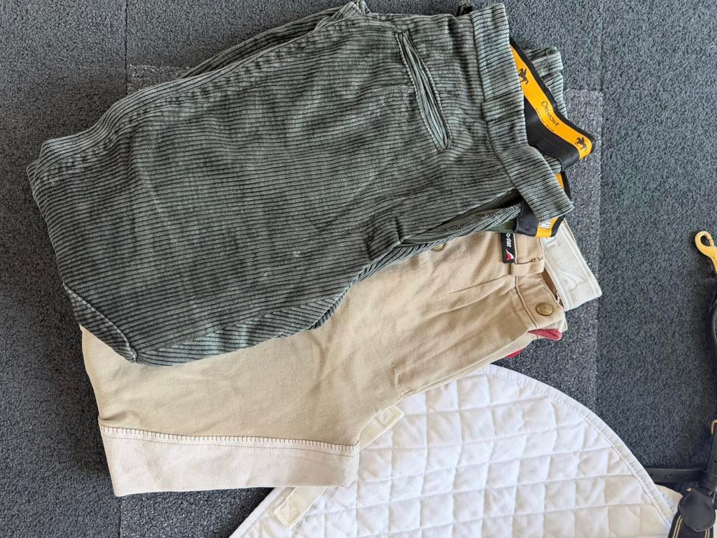Paardrijbroeken maat S/M, Dieren en Toebehoren, Paardrijkleding, Ophalen, Zo goed als nieuw