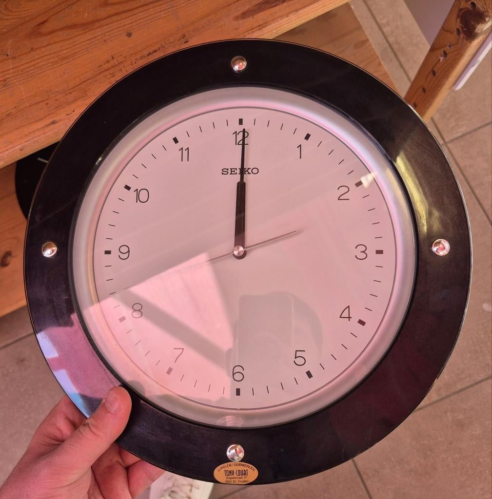 horloge murale Seiko, Maison & Meubles, Accessoires pour la Maison | Horloges, Enlèvement ou Envoi, Horloge murale