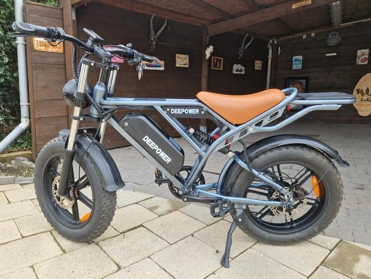 Fatbike 20 pouces Deepower Qs7 1500 Watts a voir !, Vélos & Vélomoteurs, Vélos électriques, Comme neuf, Autres marques, 50 km par batterie ou plus