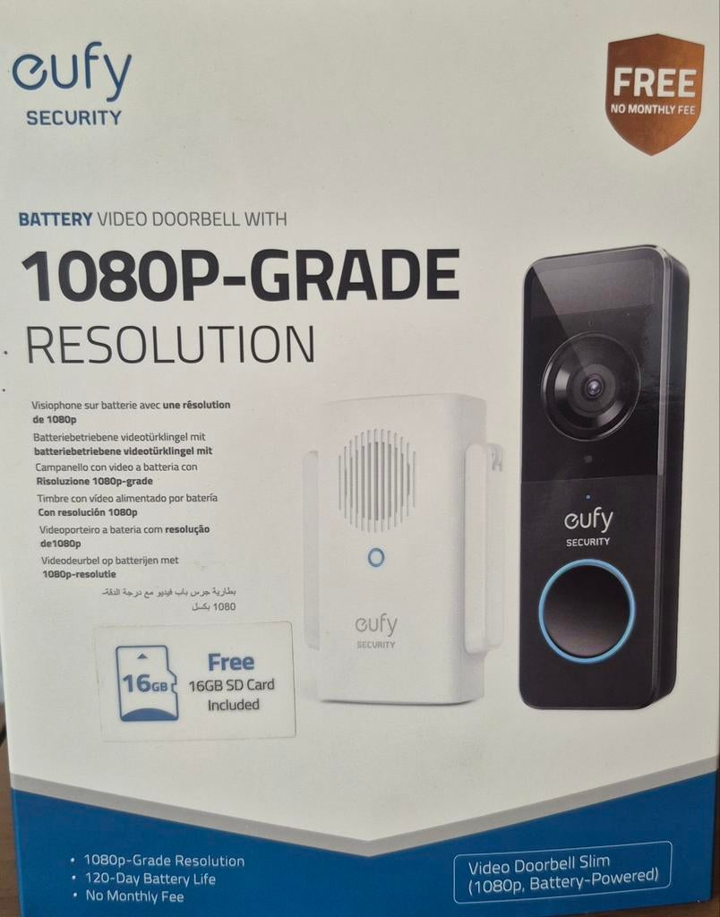 Deurbel Eufy Security, Huis en Inrichting, Deurbellen, Ophalen