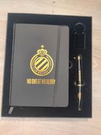 Club brugge gift set gold notitie boekje+pen, Ophalen of Verzenden