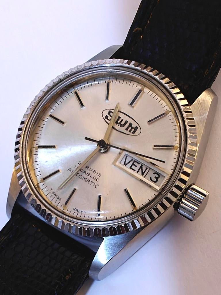 Automatisch vintage horloge, Handtassen en Accessoires, Horloges | Antiek, Staal