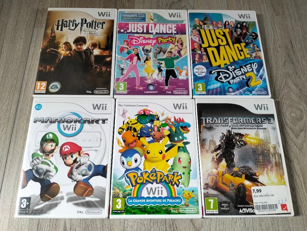 Lot jeux Wii, Consoles de jeu & Jeux vidéo, Enlèvement ou Envoi, Utilisé