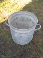 Zinken bloempot, Ophalen