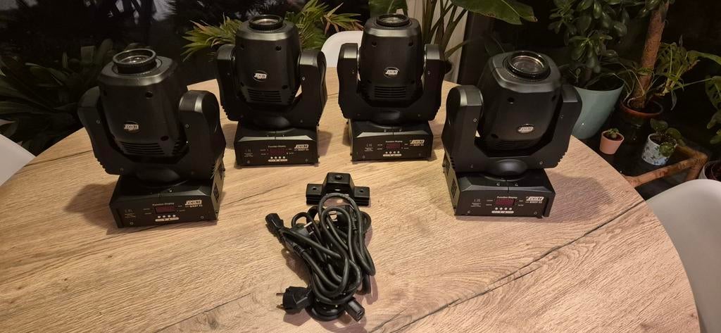 4 moving heads Nicols Birdy XS, Muziek en Instrumenten, Ophalen, Gebruikt, Overige typen, Geluidgestuurd